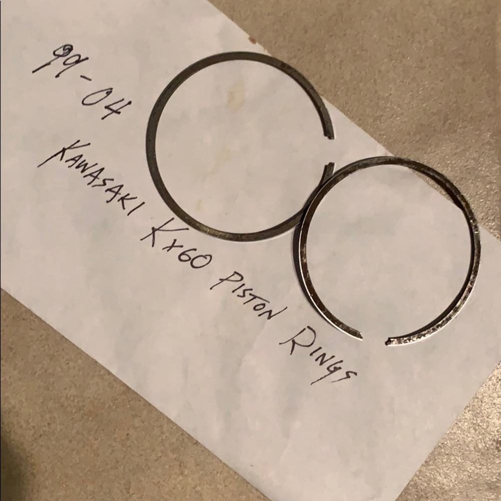 Kx60 piston rings